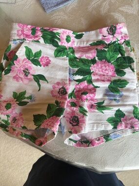 Janie and Jack Pink Floral High-Waist Women’s Shorts